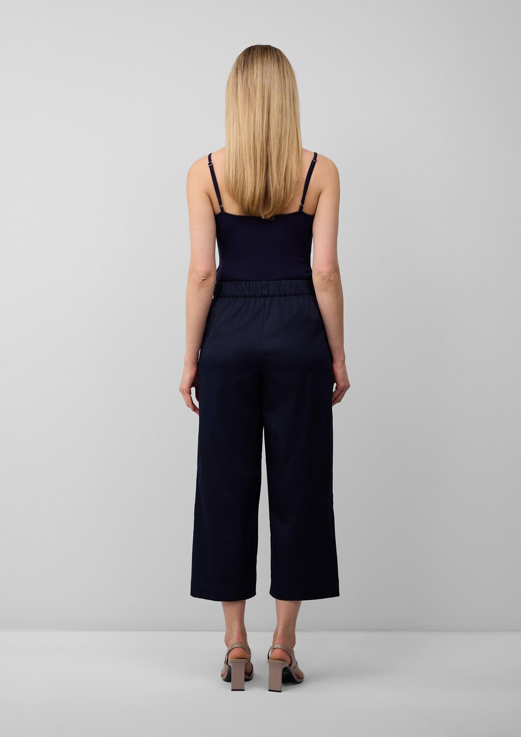 Culotte aus Popeline mit Elastikbund