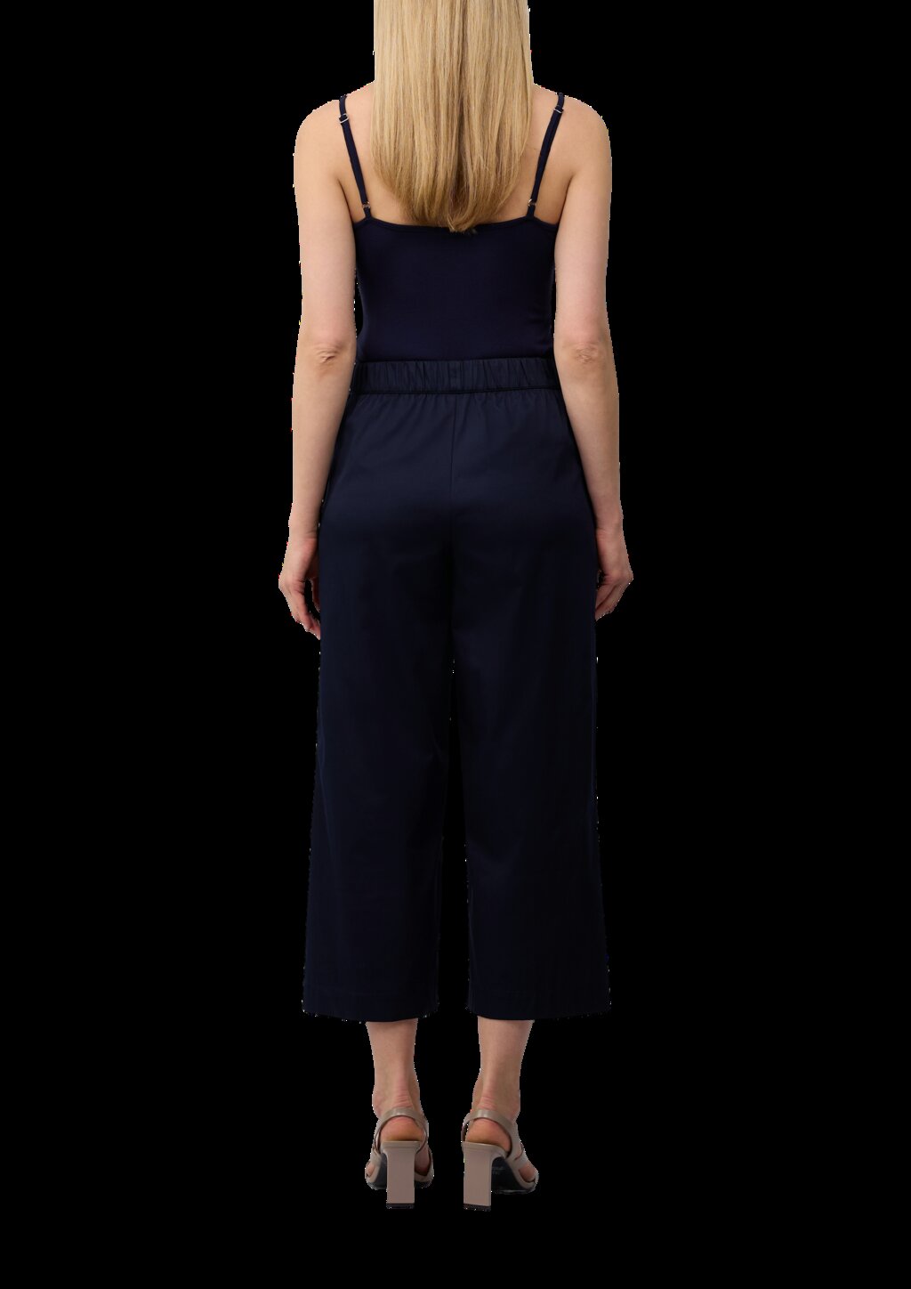 Culotte aus Popeline mit Elastikbund