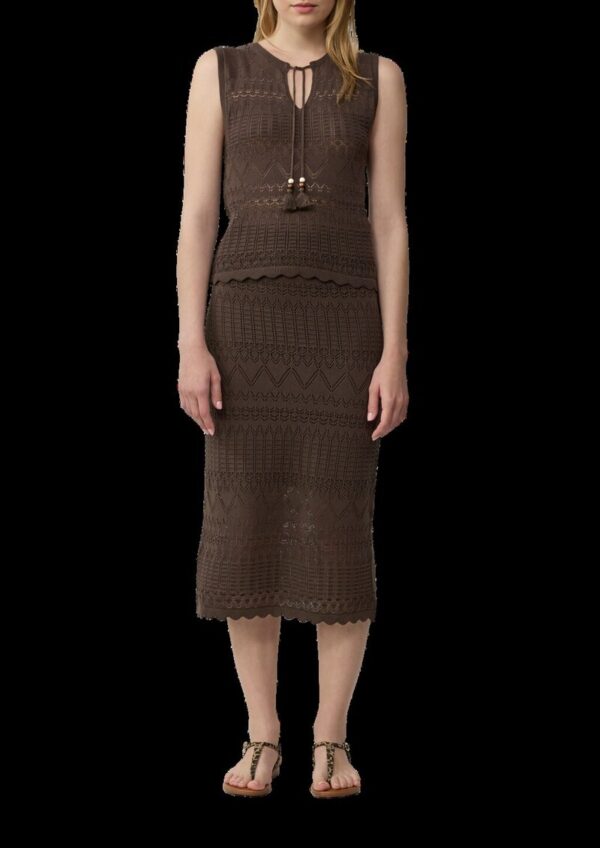 Ajourstrick-Rock im Slim Fit