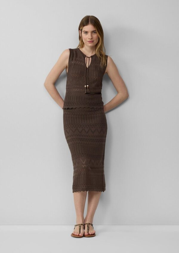 Ajourstrick-Rock im Slim Fit