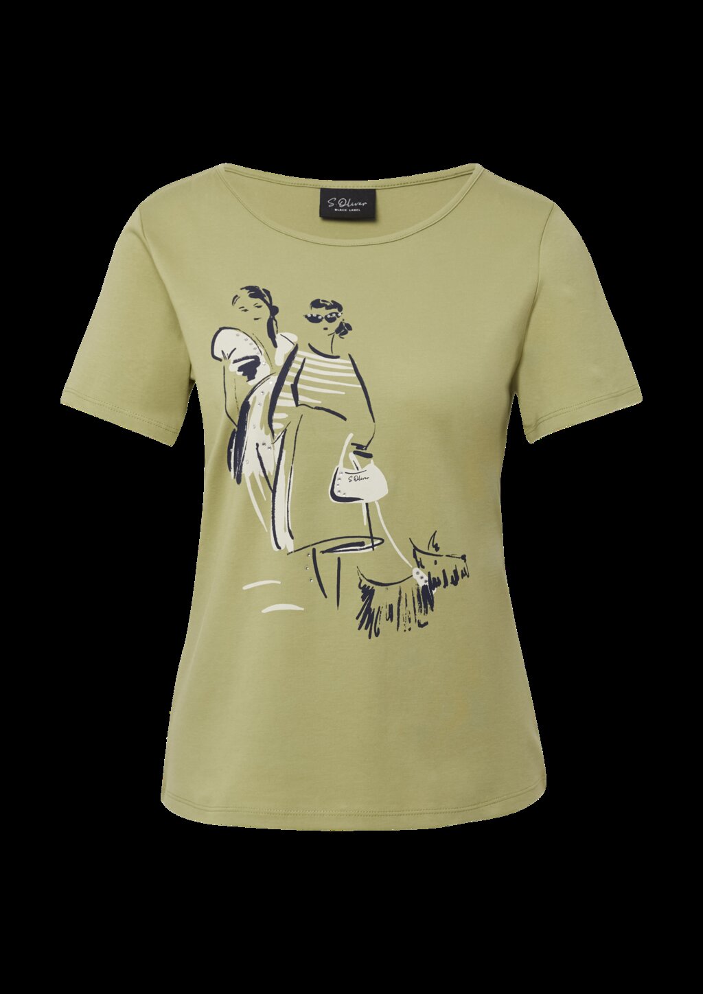 T-Shirt aus Interlockjersey mit Artwork