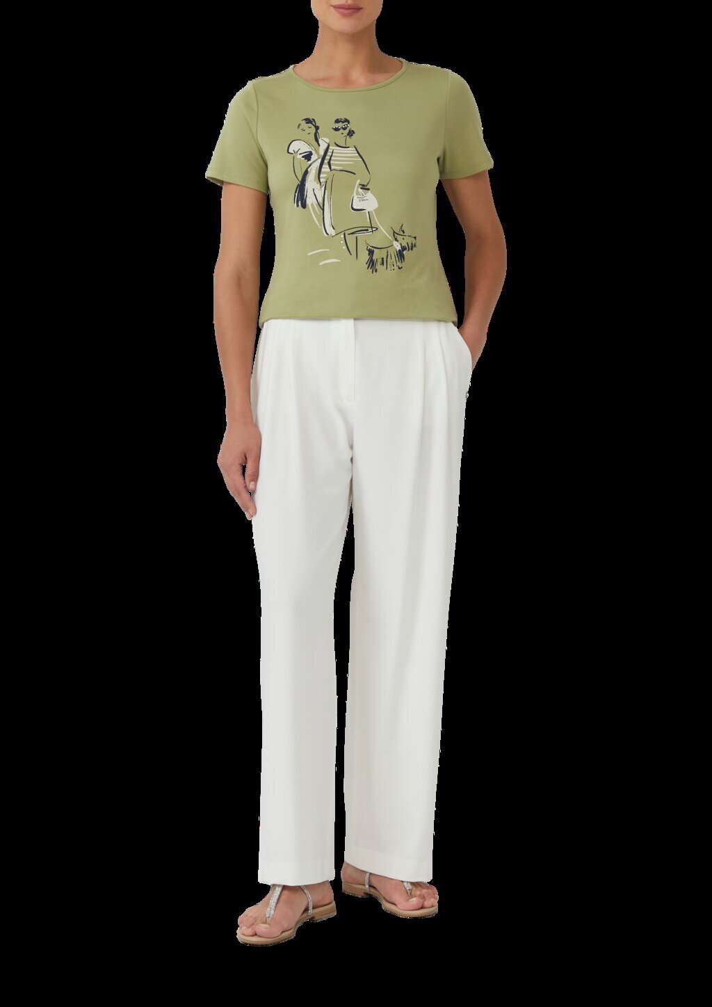 T-Shirt aus Interlockjersey mit Artwork