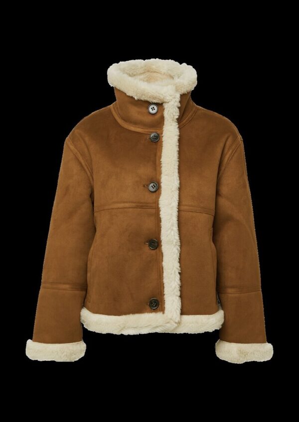 Wendejacke mit Teddyplüsch