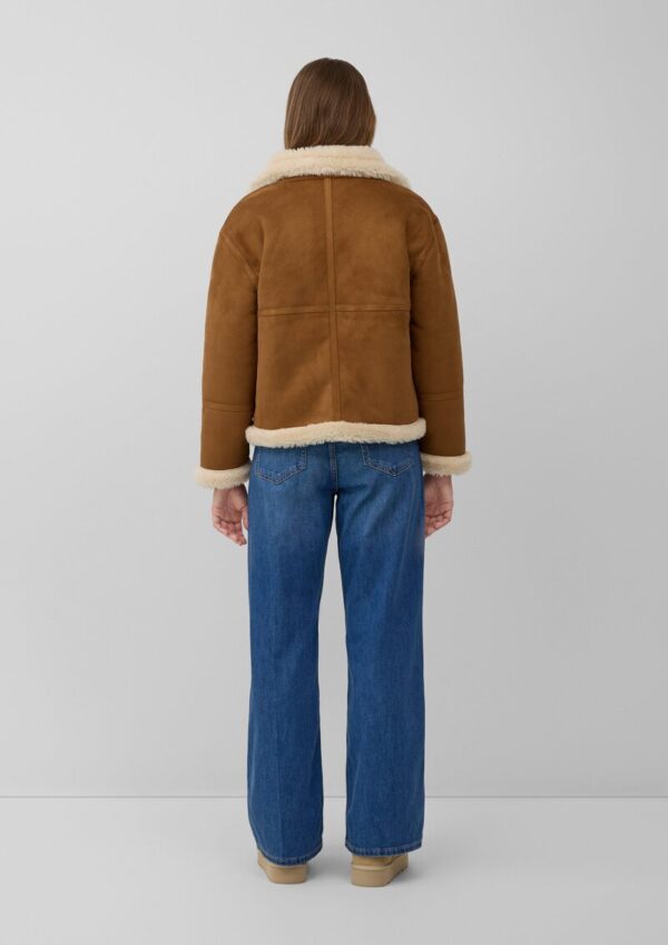 Wendejacke mit Teddyplüsch