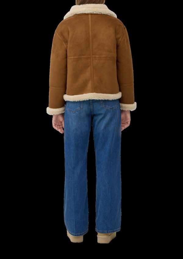 Wendejacke mit Teddyplüsch