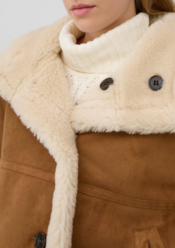 Wendejacke mit Teddyplüsch