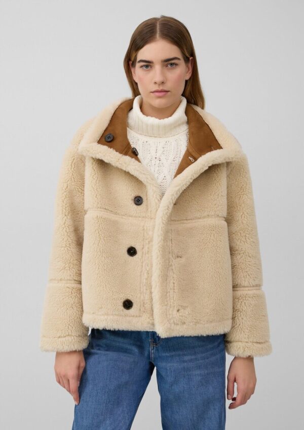 Wendejacke mit Teddyplüsch