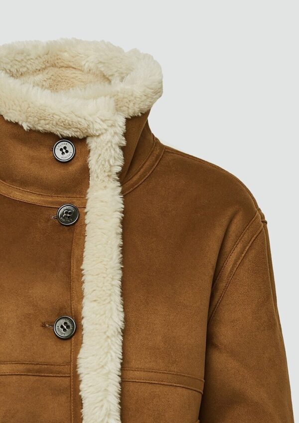 Wendejacke mit Teddyplüsch