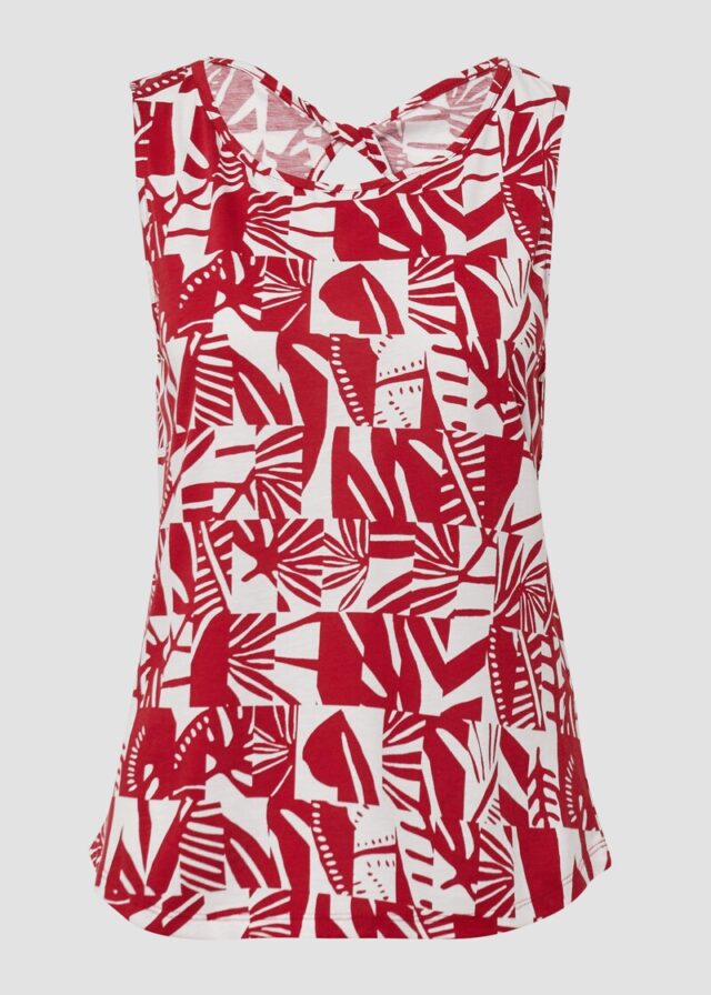 Top mit dekorativem Cut-out