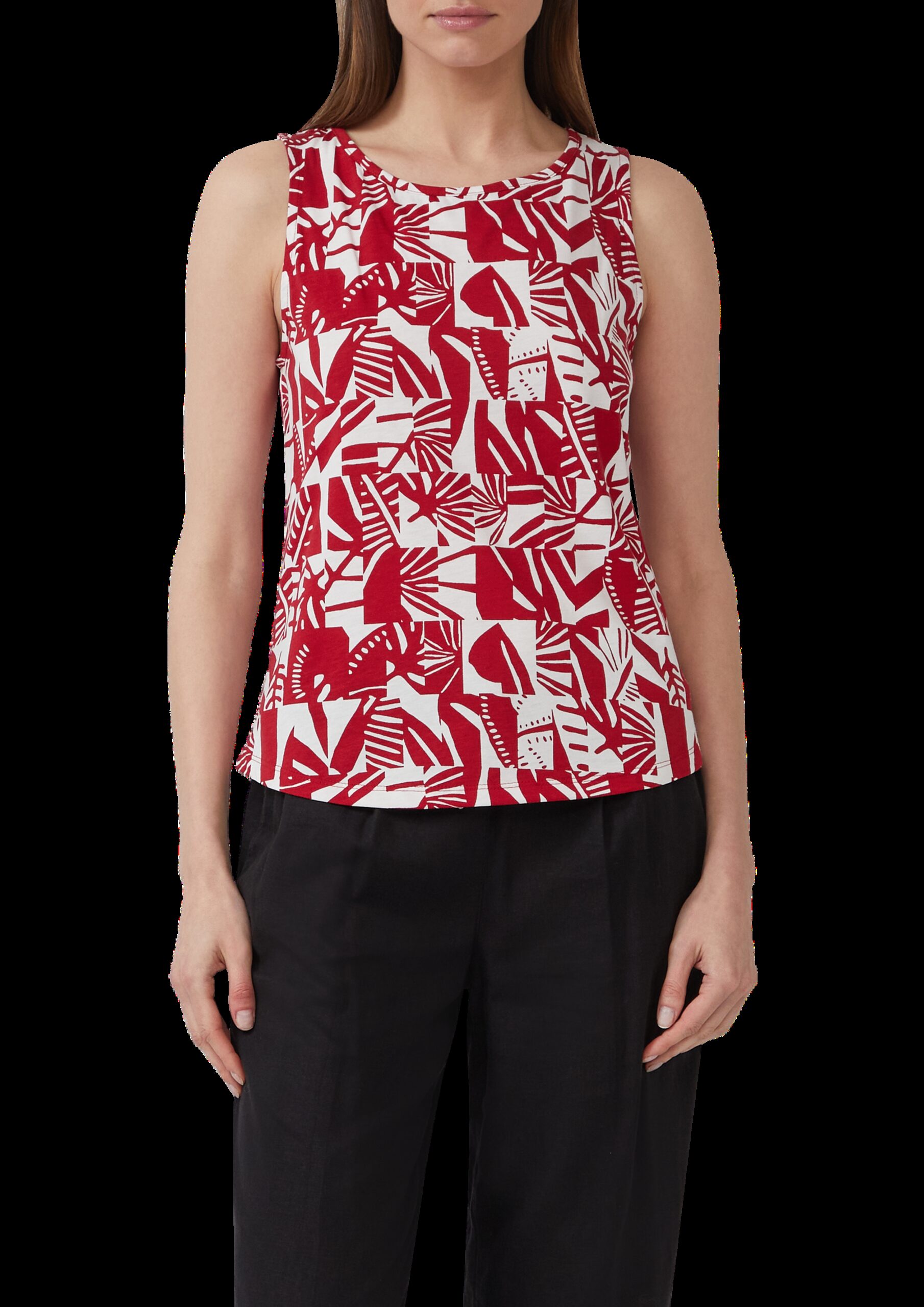 Top mit dekorativem Cut-out