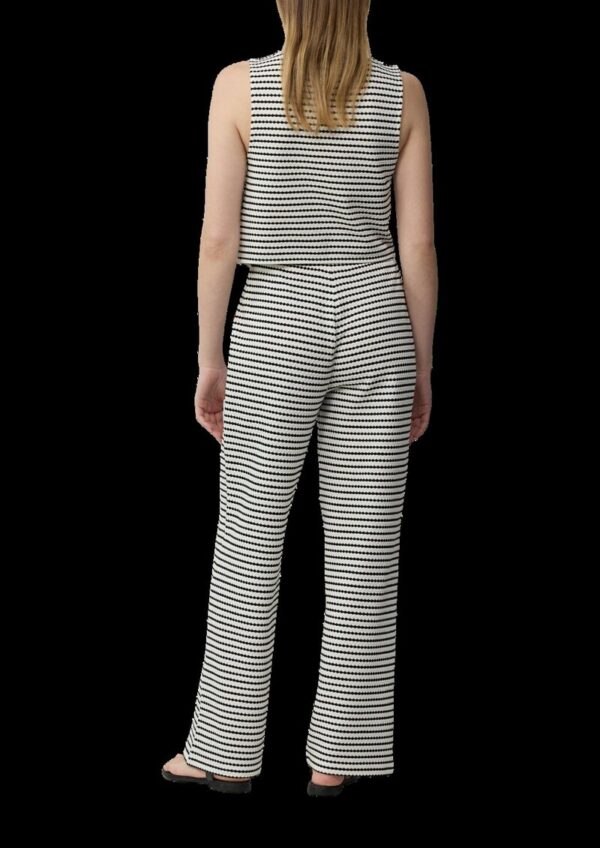 Strukturierte Wide-Leg-Hose im Relaxed Fit