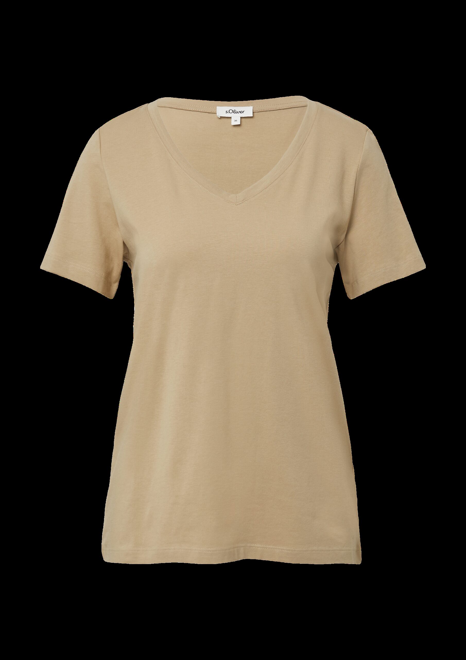 T-Shirt mit V-Ausschnitt