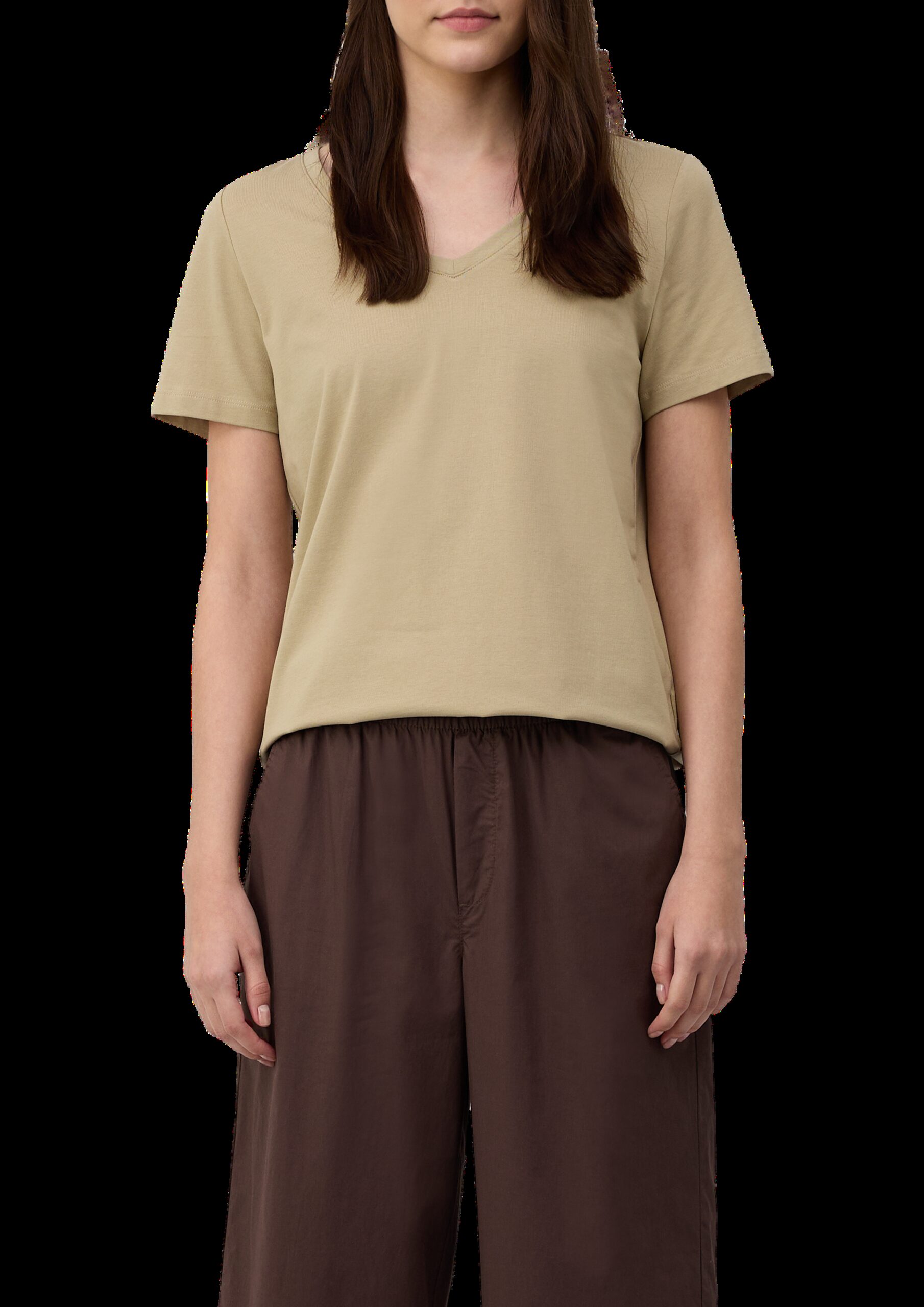 T-Shirt mit V-Ausschnitt