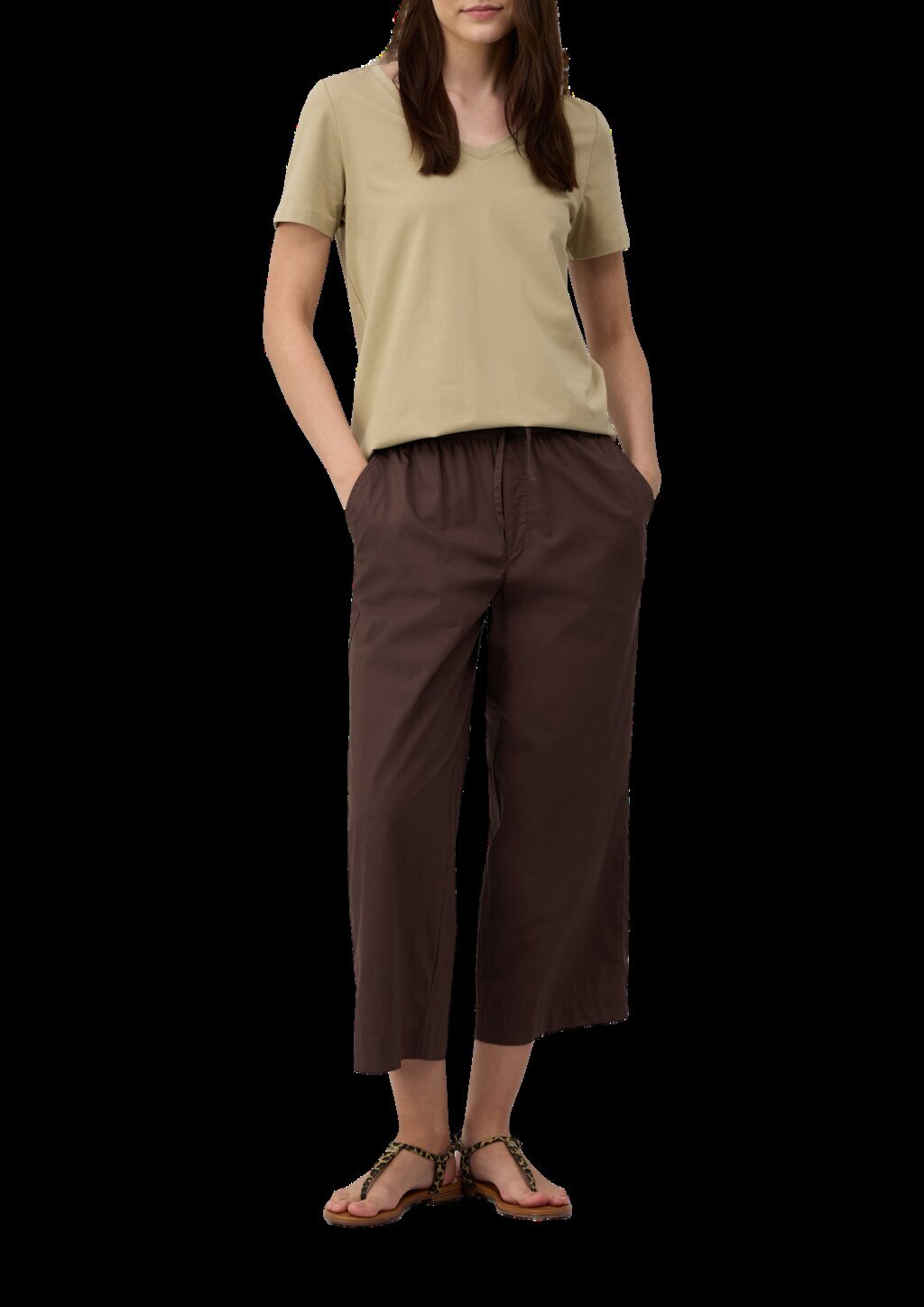 T-Shirt mit V-Ausschnitt