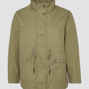 Baumwolljacke mit Tunnelzug in der Taille