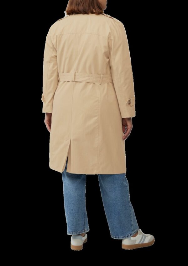 Trenchcoat mit Streifen-Futter