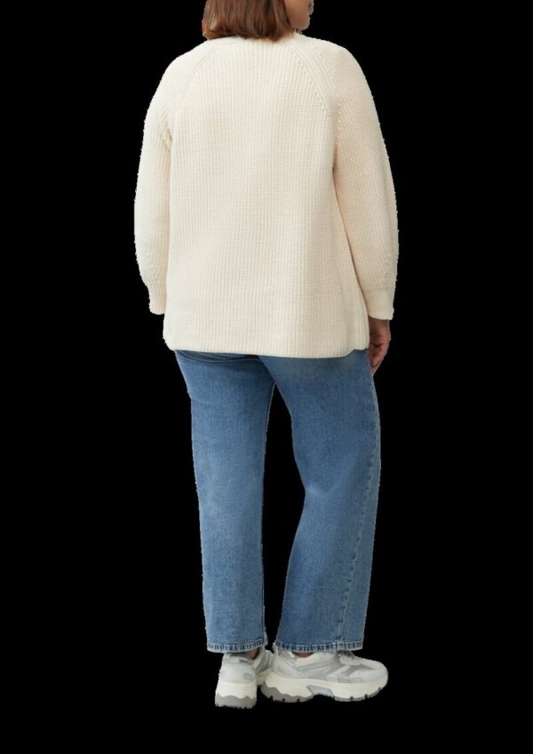 Strukturierter Cardigan im Relaxed Fit aus Baumwollmix