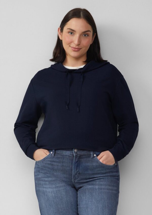 Weiches Kapuzen-Sweat mit Herz-Stickerei