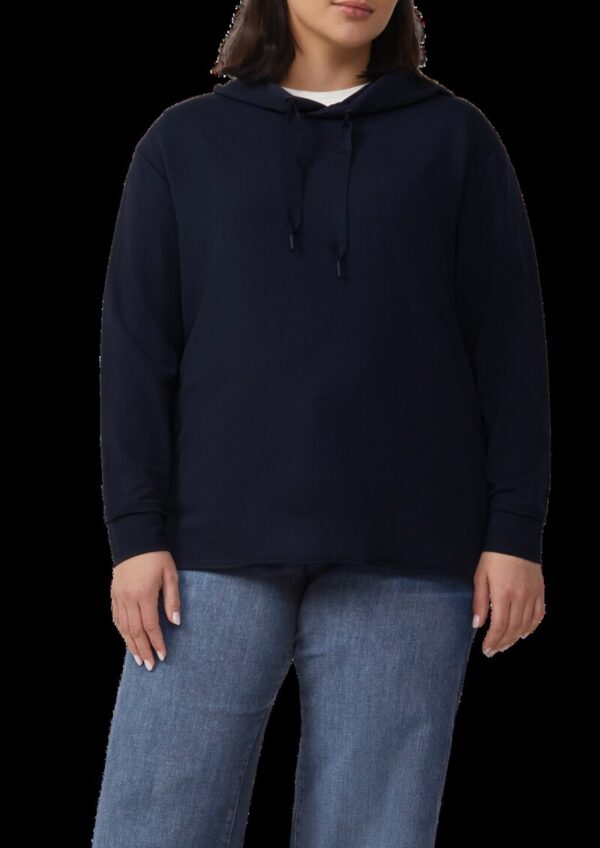 Weiches Kapuzen-Sweat mit Herz-Stickerei