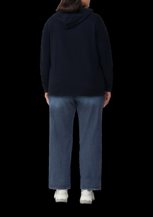 Weiches Kapuzen-Sweat mit Herz-Stickerei