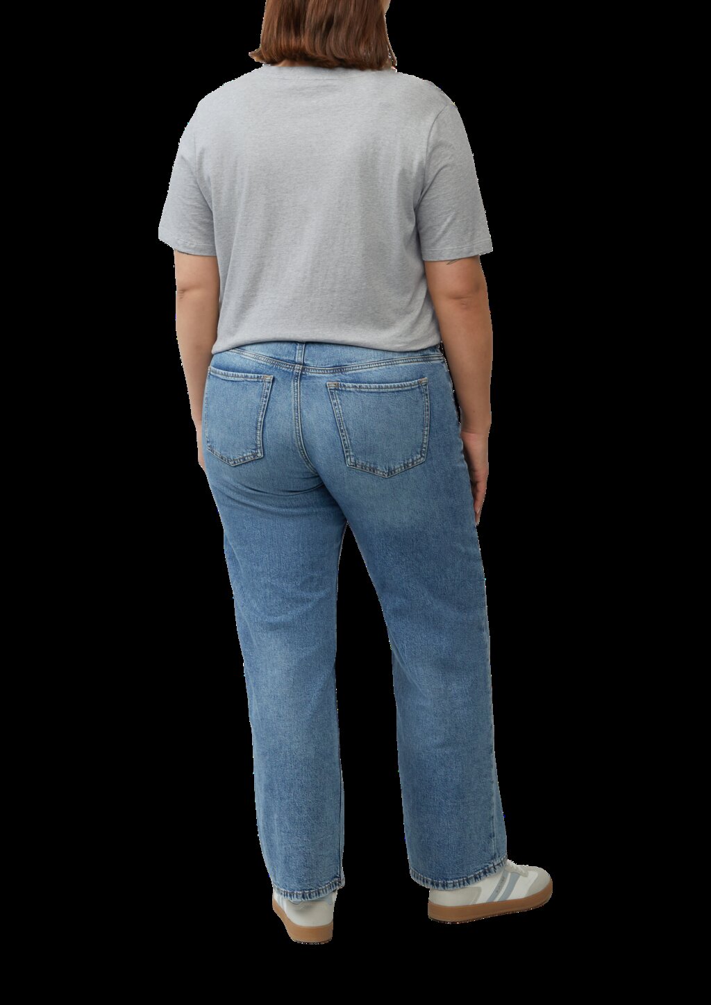 T-Shirt mit Herz-Stickerei