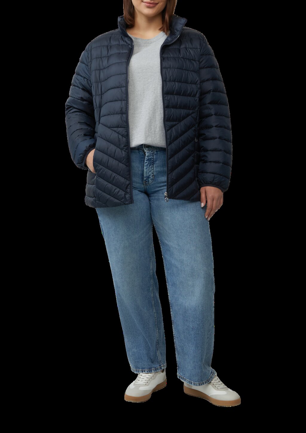 T-Shirt mit Herz-Stickerei