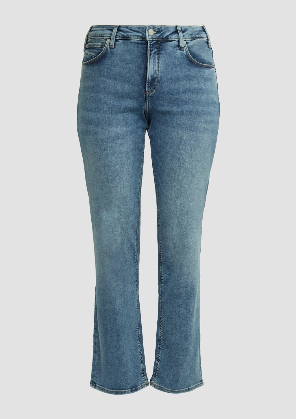 Jeans / Slim Fit / Mid Rise / Straight Leg