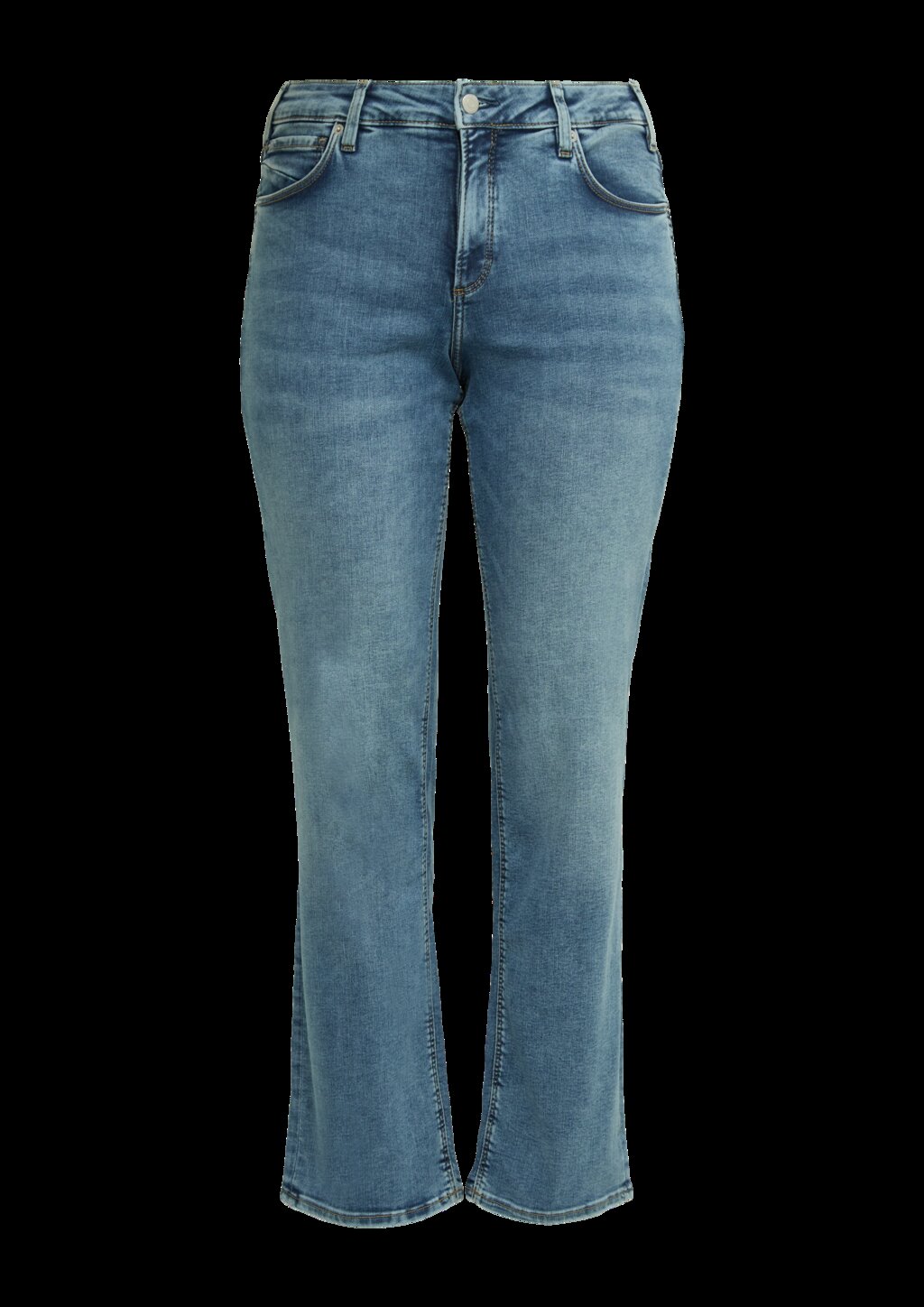 Jeans / Slim Fit / Mid Rise / Straight Leg