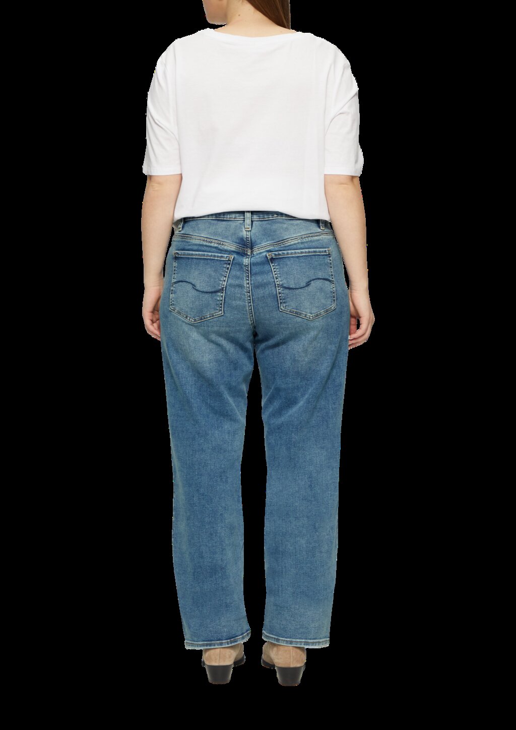 Jeans / Slim Fit / Mid Rise / Straight Leg