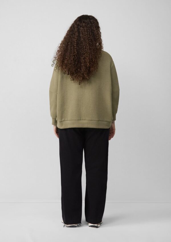 Strukturierter Sweatblouson