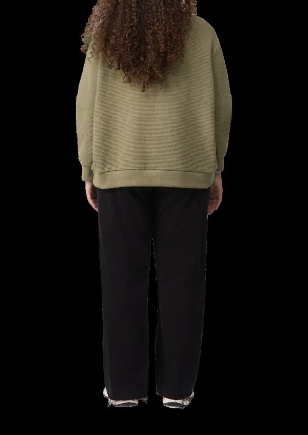 Strukturierter Sweatblouson