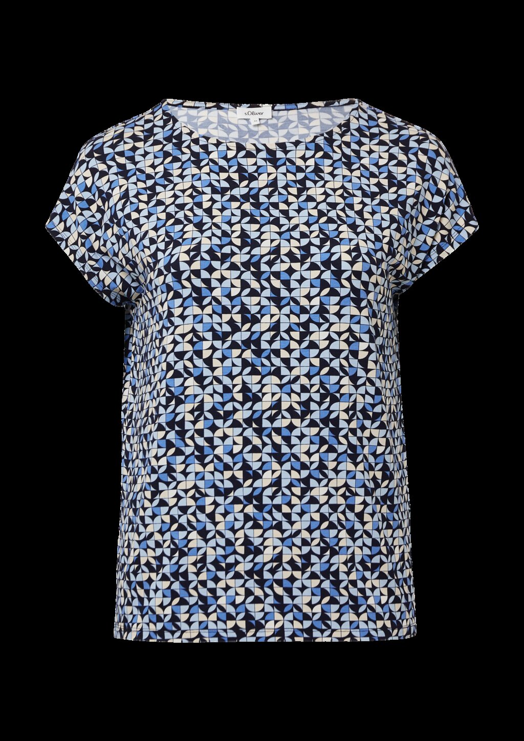 T-Shirt im Relaxed Fit mit Herz-Stickerei