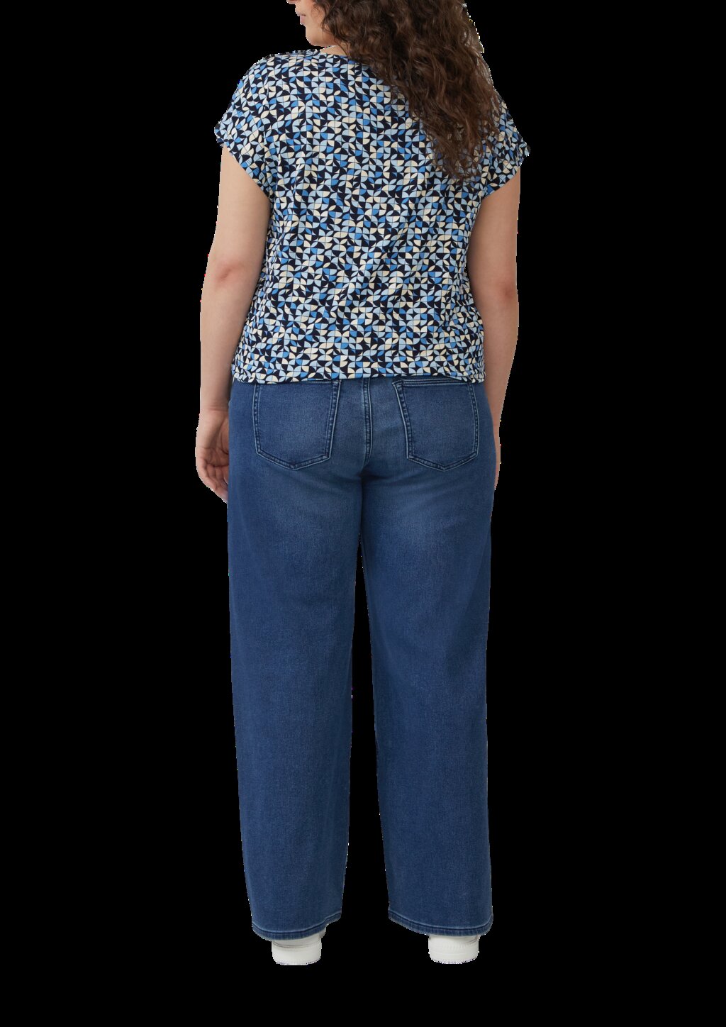 T-Shirt im Relaxed Fit mit Herz-Stickerei