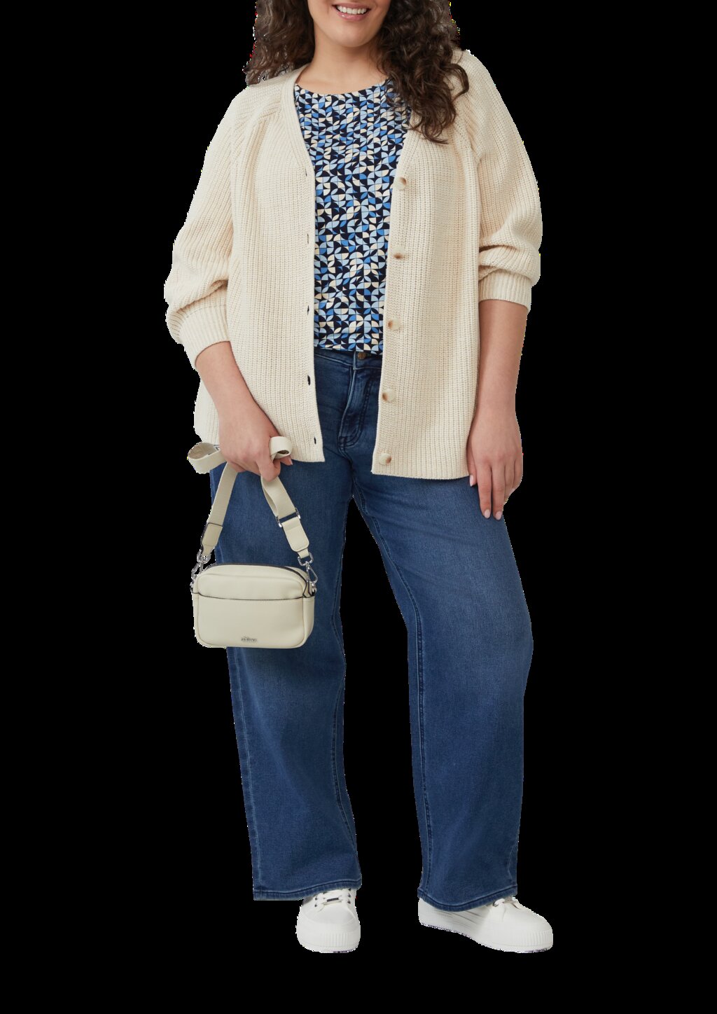 T-Shirt im Relaxed Fit mit Herz-Stickerei