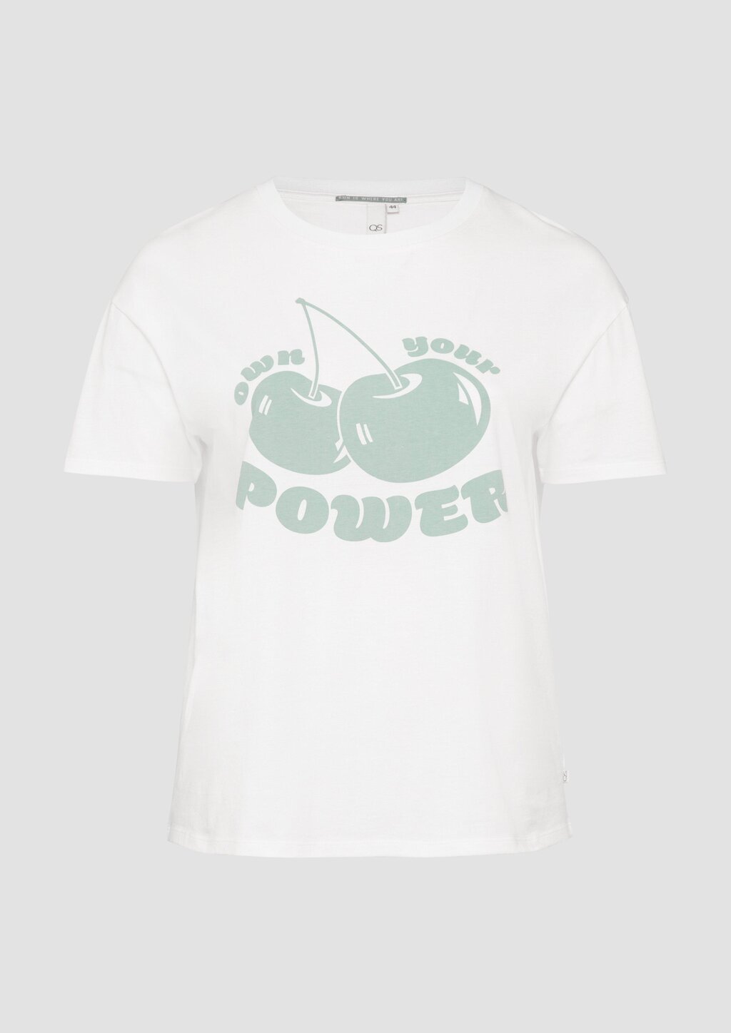 Printshirt mit überschnittener Schulter