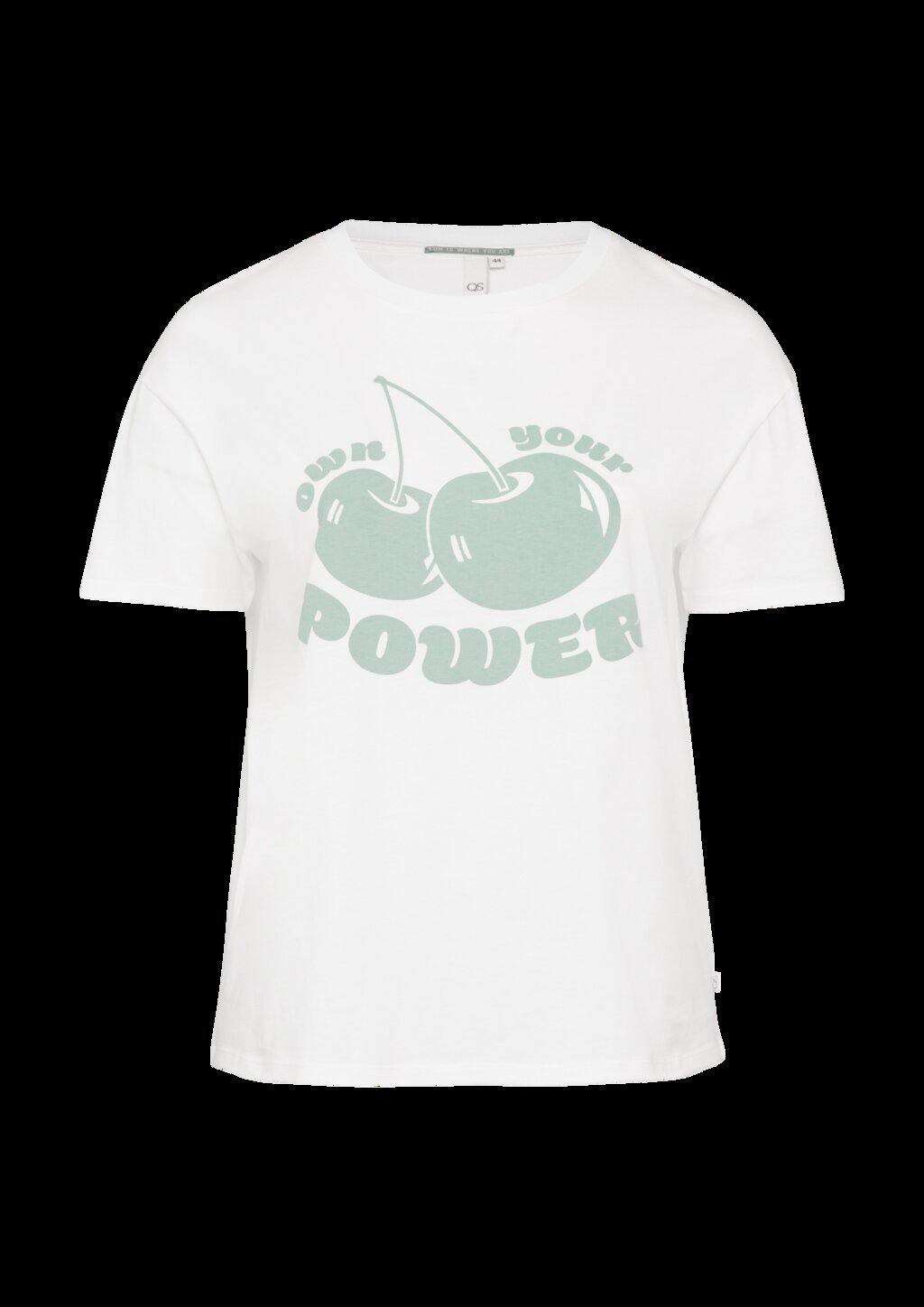 Printshirt mit überschnittener Schulter