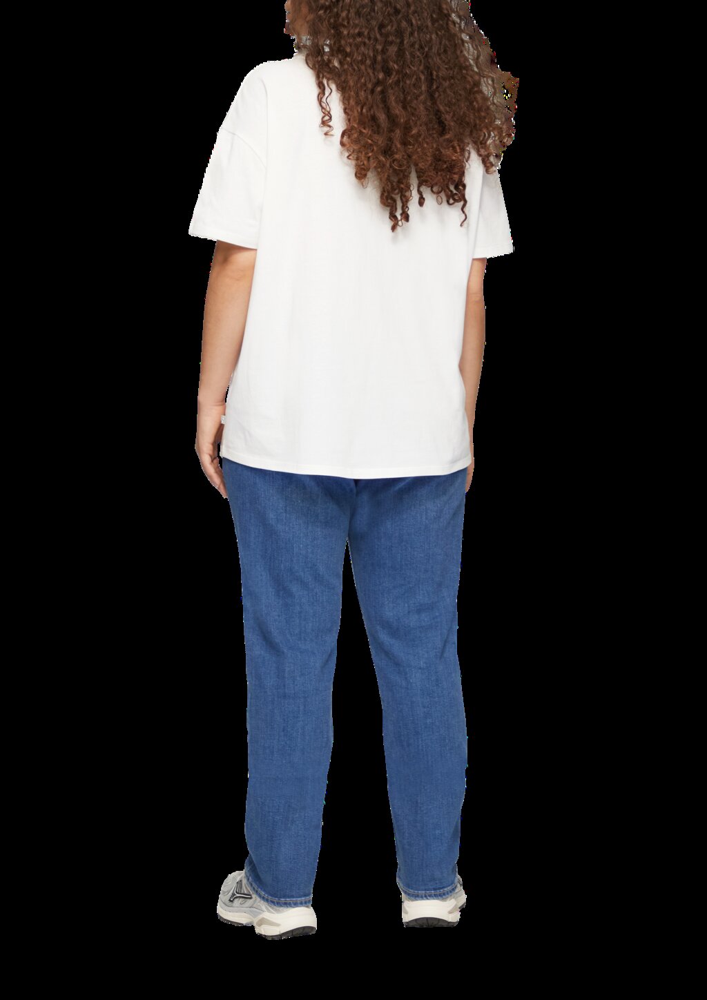 Printshirt mit überschnittener Schulter