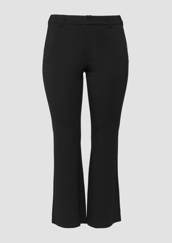 Bootcut-Pants aus Interlockjersey im Viskosemix