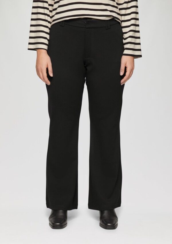 Bootcut-Pants aus Interlockjersey im Viskosemix