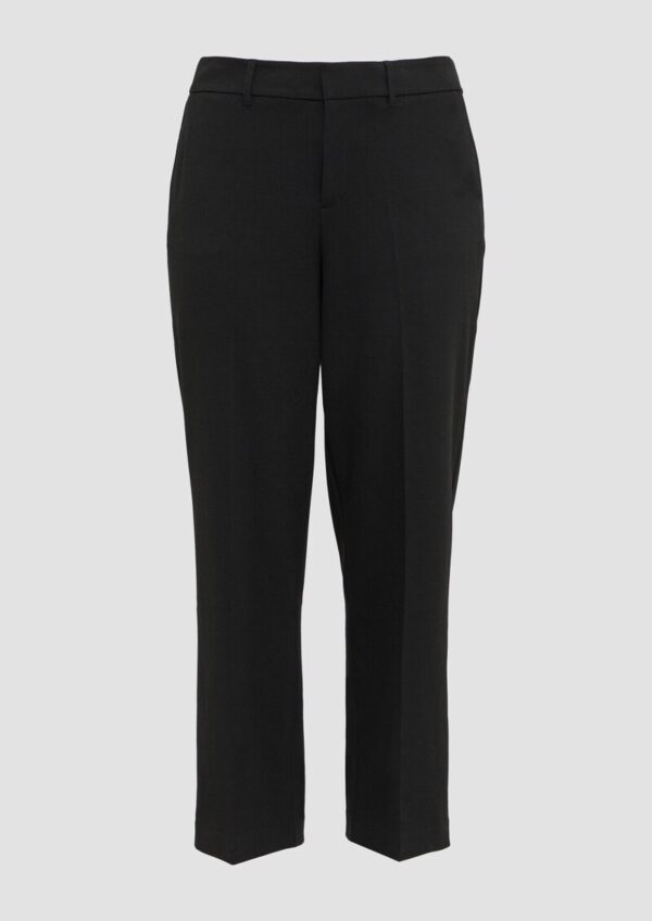 Hose aus Interlockjersey mit Wide Leg und Elastikbund