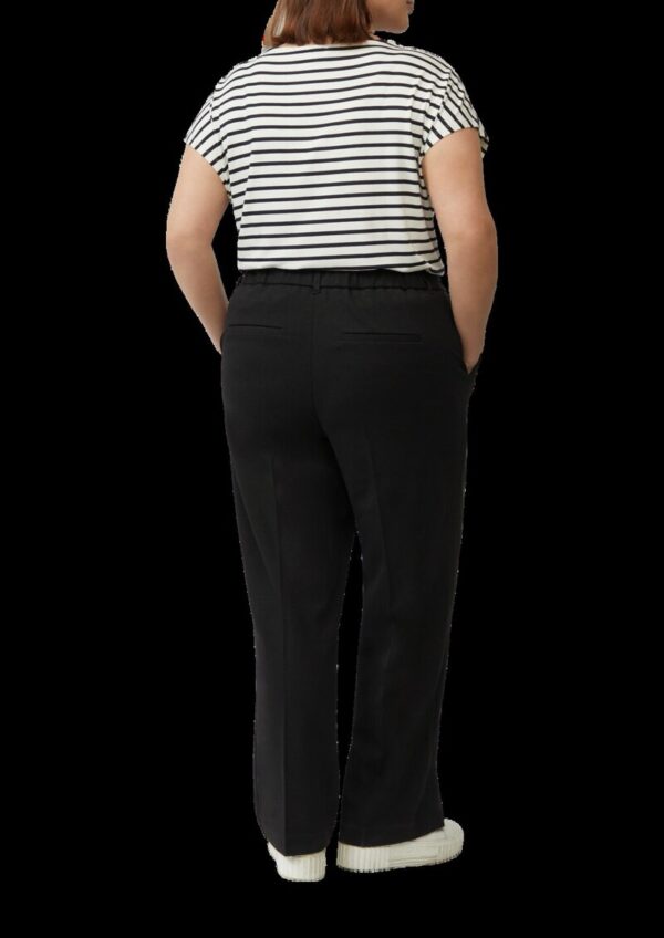 Hose aus Interlockjersey mit Wide Leg und Elastikbund