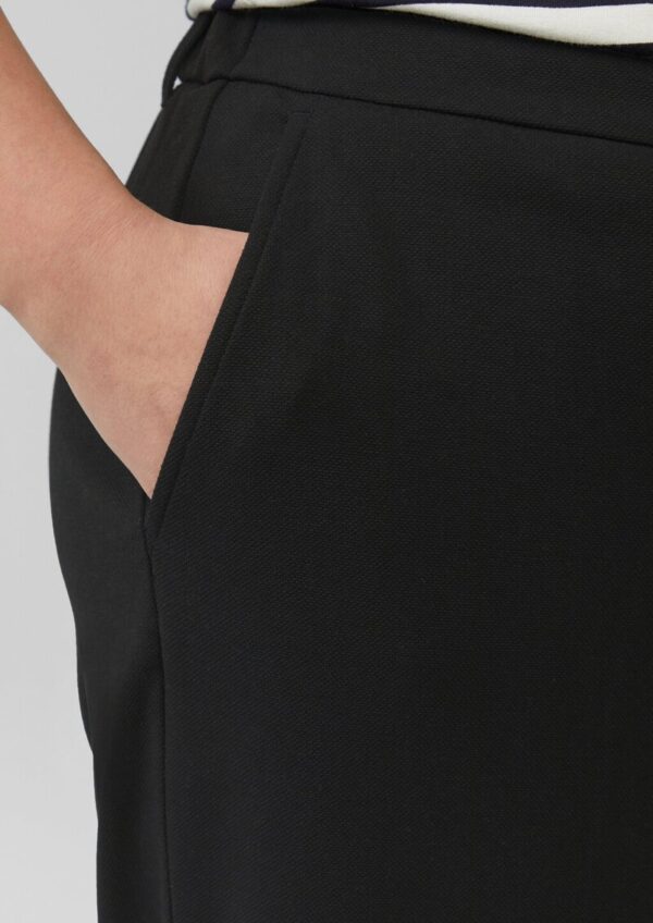 Hose aus Interlockjersey mit Wide Leg und Elastikbund