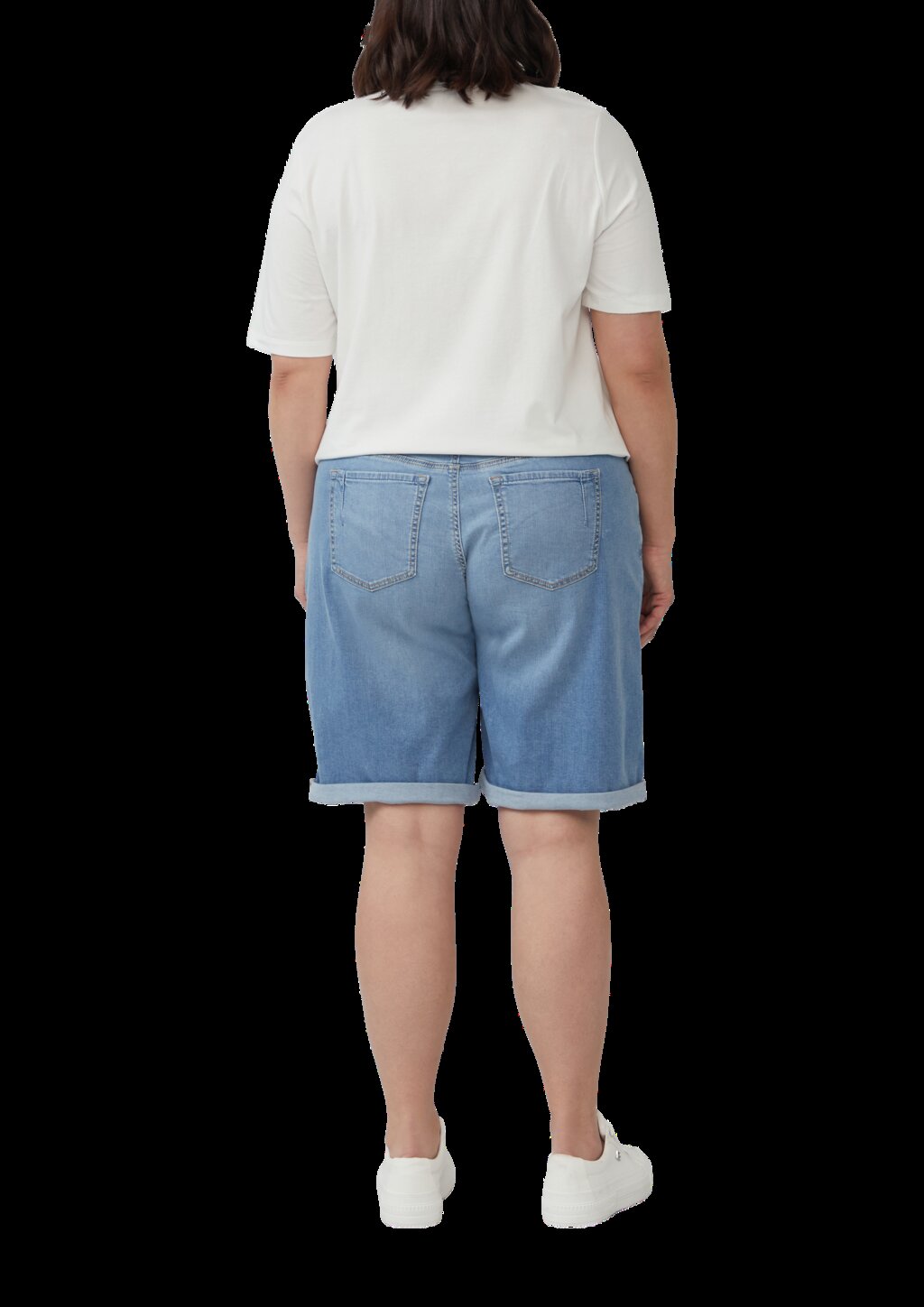 Elastisches T-Shirt mit Frontprint