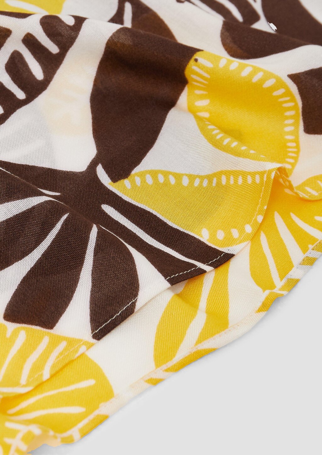 Loop-Schal aus Viskose mit floralem Muster