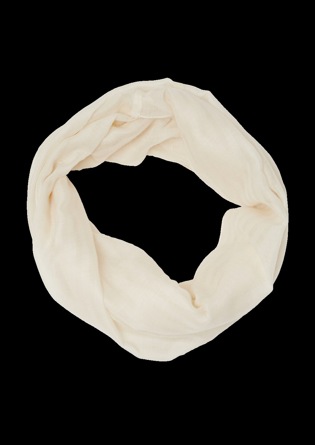 Unifarbener Loop-Schal