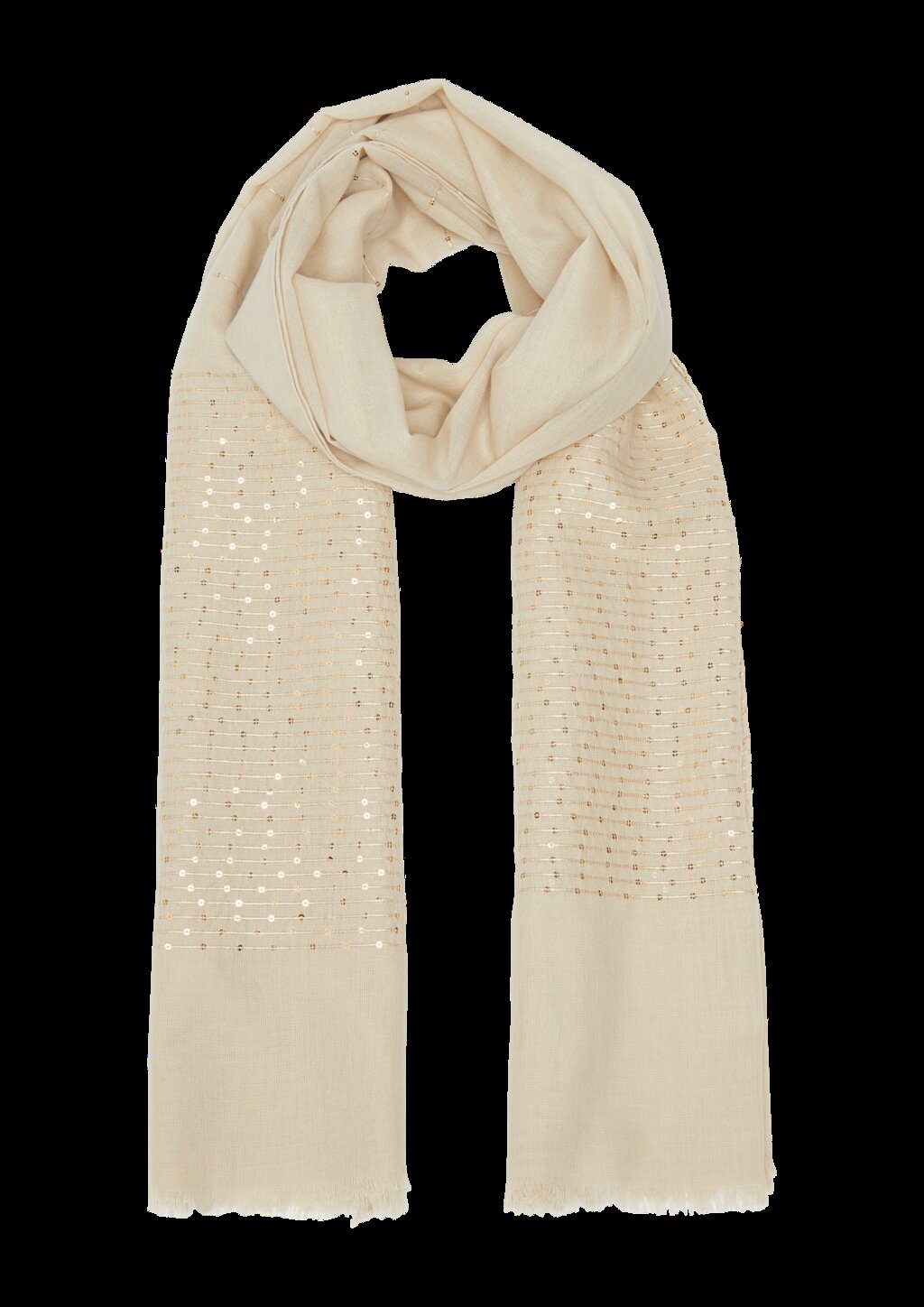 Festiver Schal mit Pailletten