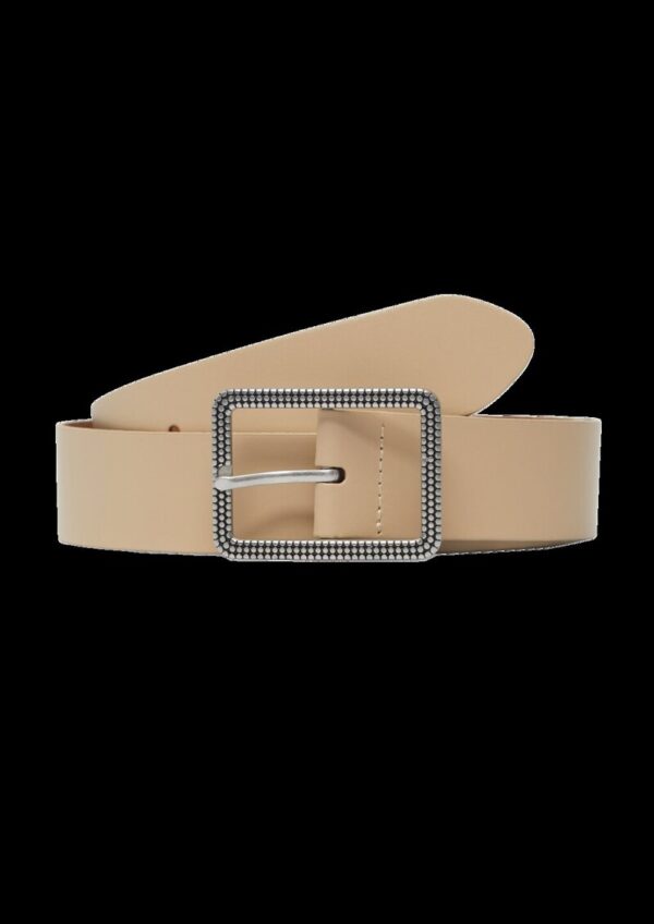 Ledergürtel mit rechteckiger Dornschließe