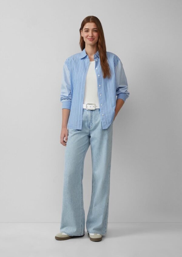 Gürtel aus Leder mit Logo