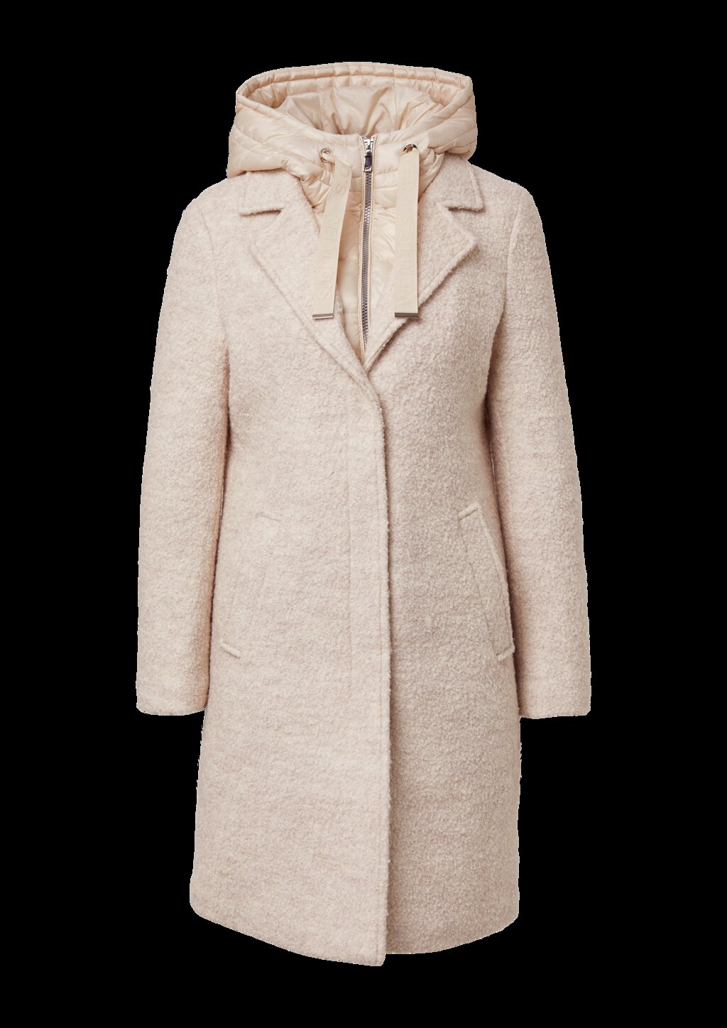 Mantel aus Wollmix mit herausnehmbarem Steppeinsatz