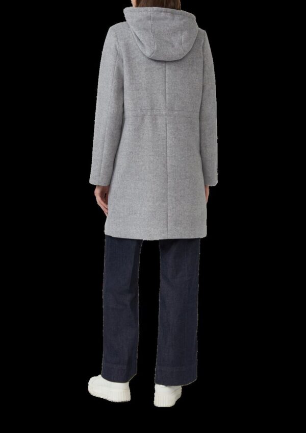 Parka aus Wollmix mit Weitenregulierung